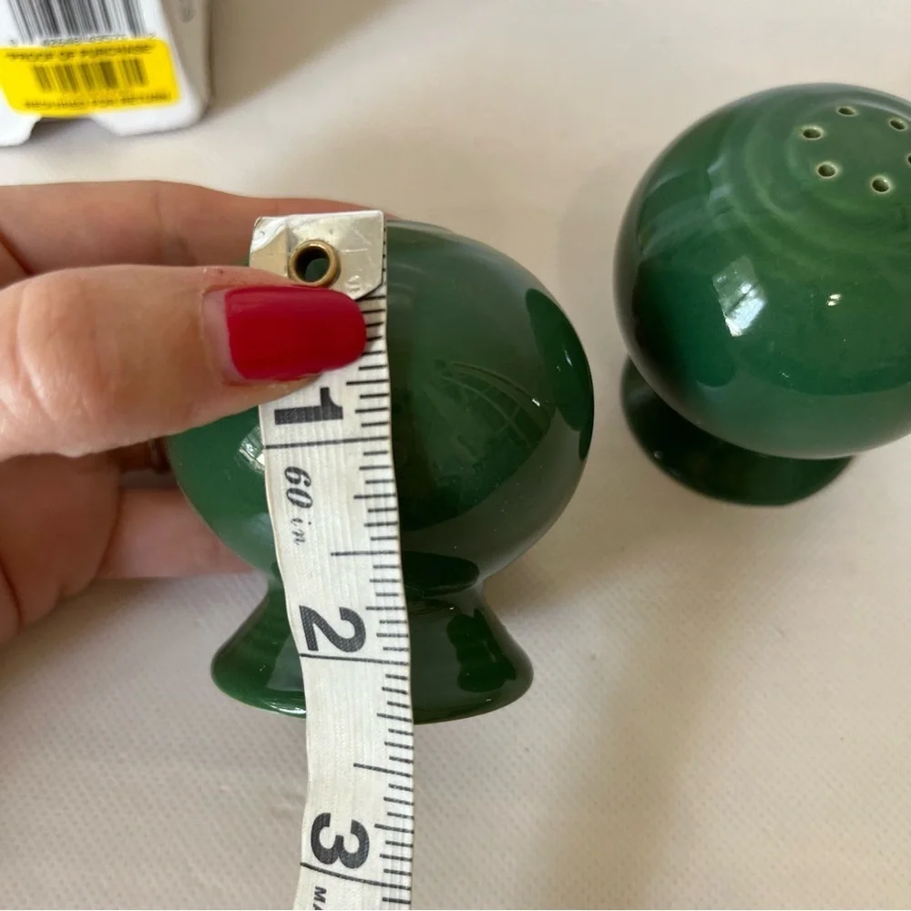 Fiesta Dark Green Salt & Pepper Shakers